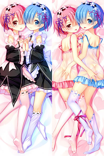 Re：ゼロから始める異世界生活 ラム＆レム 抱き枕カバー